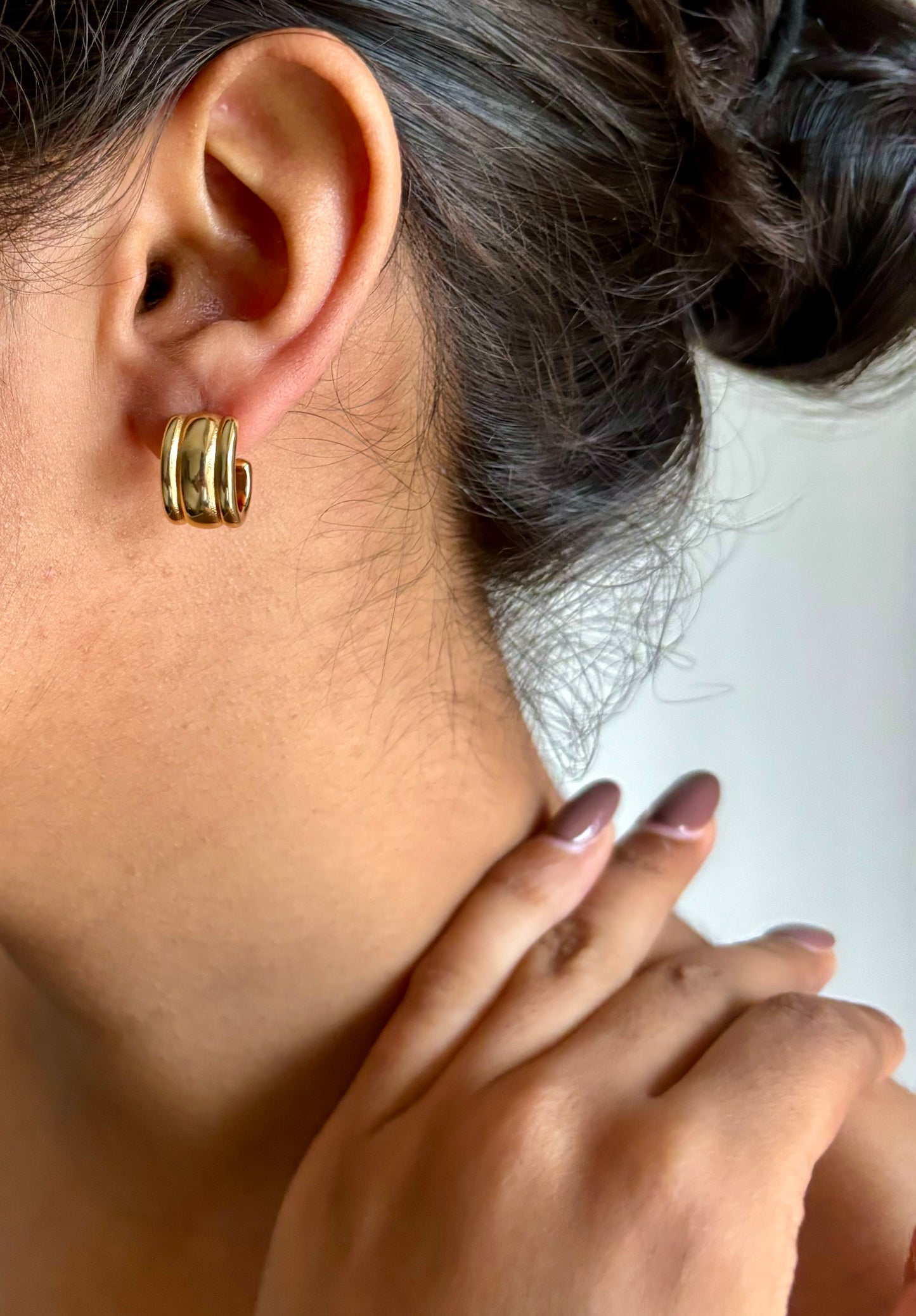 Elly Earrings - 18K Gold Plated