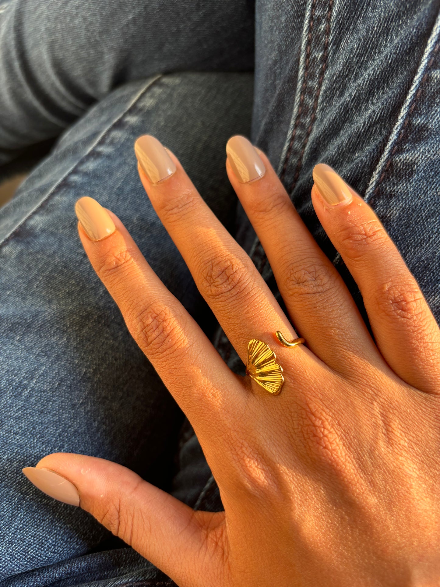 Feather Adjustable Ring