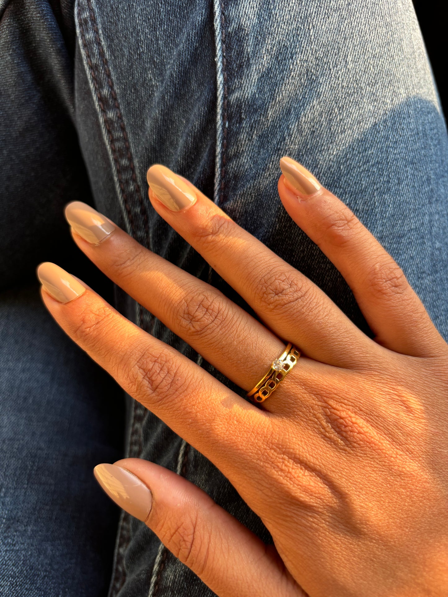 Cuban Dainty Diamond Ring