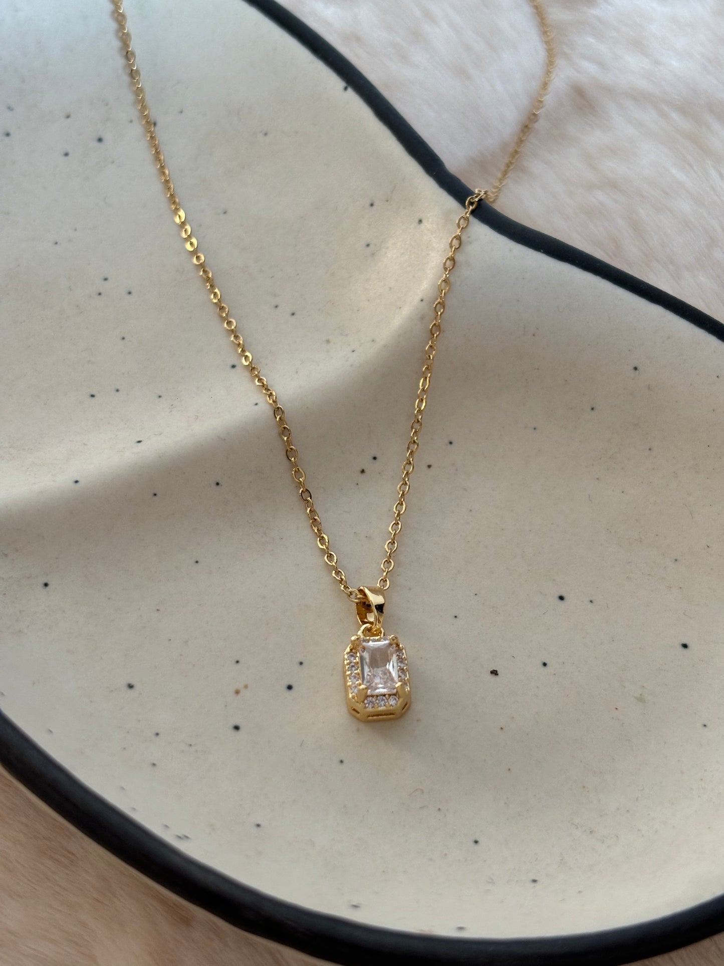 Brick Diamond Necklace