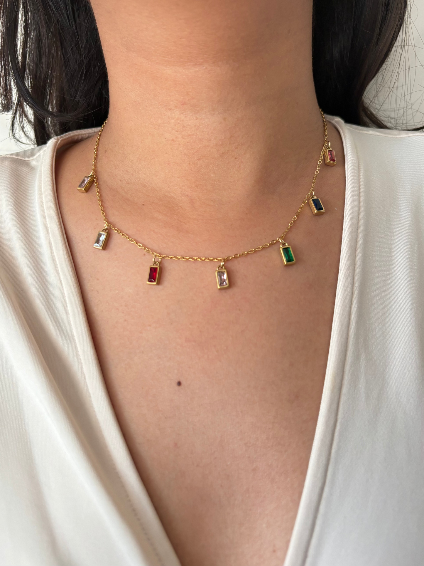 Classic Multicolor charm Necklace