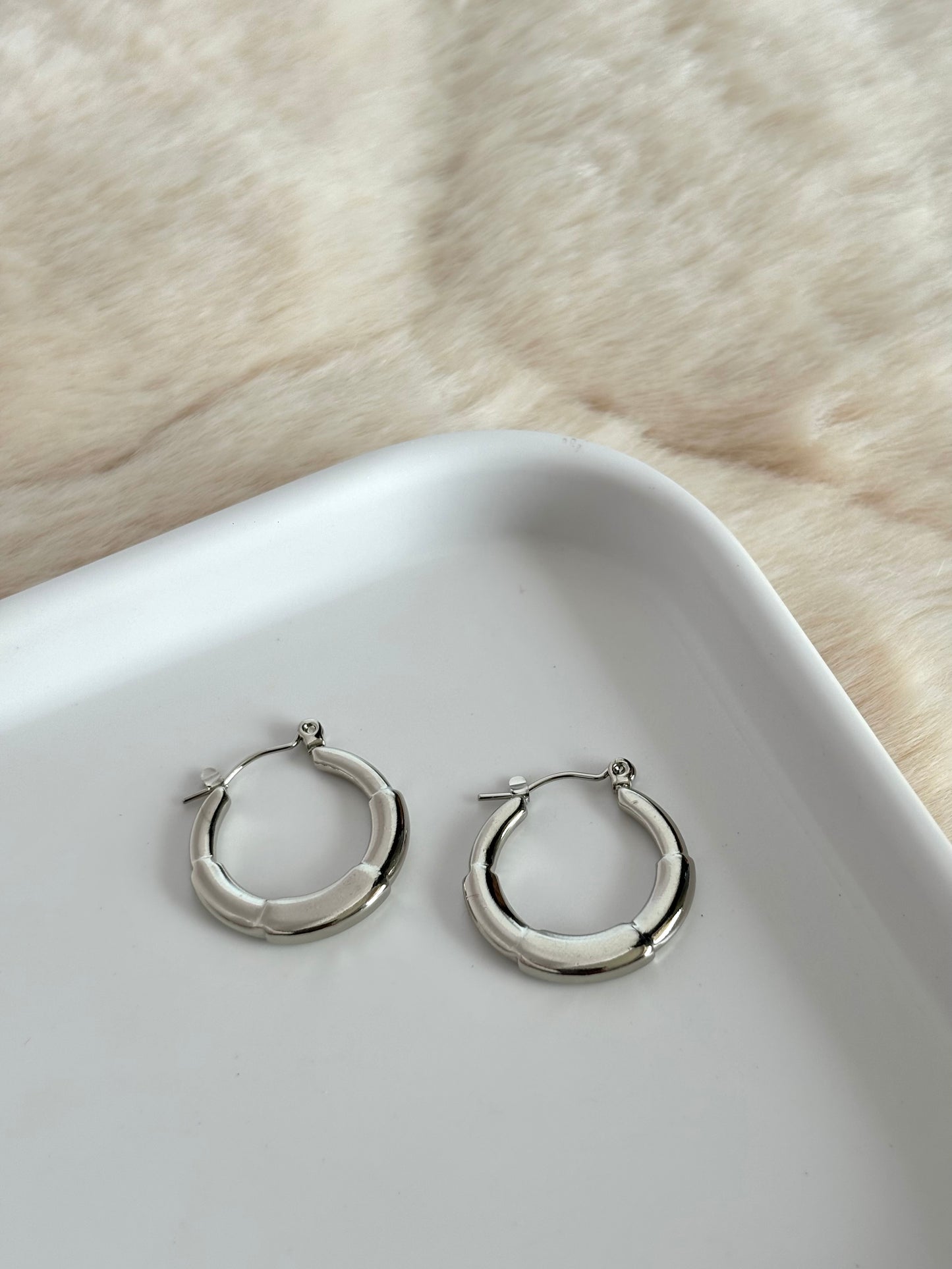 Silver Hoops Combo-3 Stainless Steel