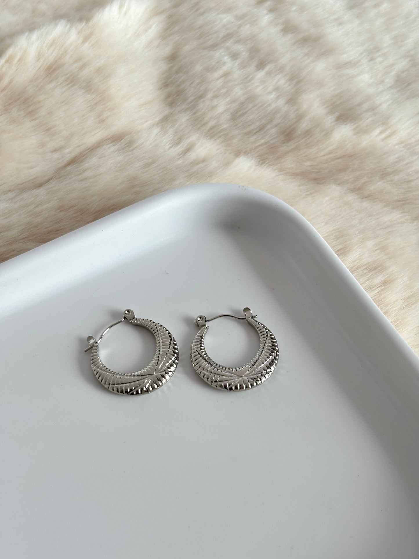 Silver Hoops Combo-5 Stainless Steel