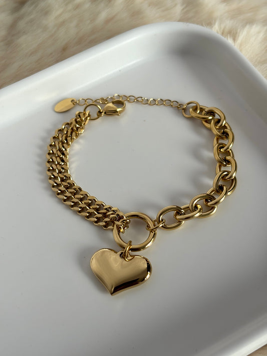 Heart on Sleeves Bracelet