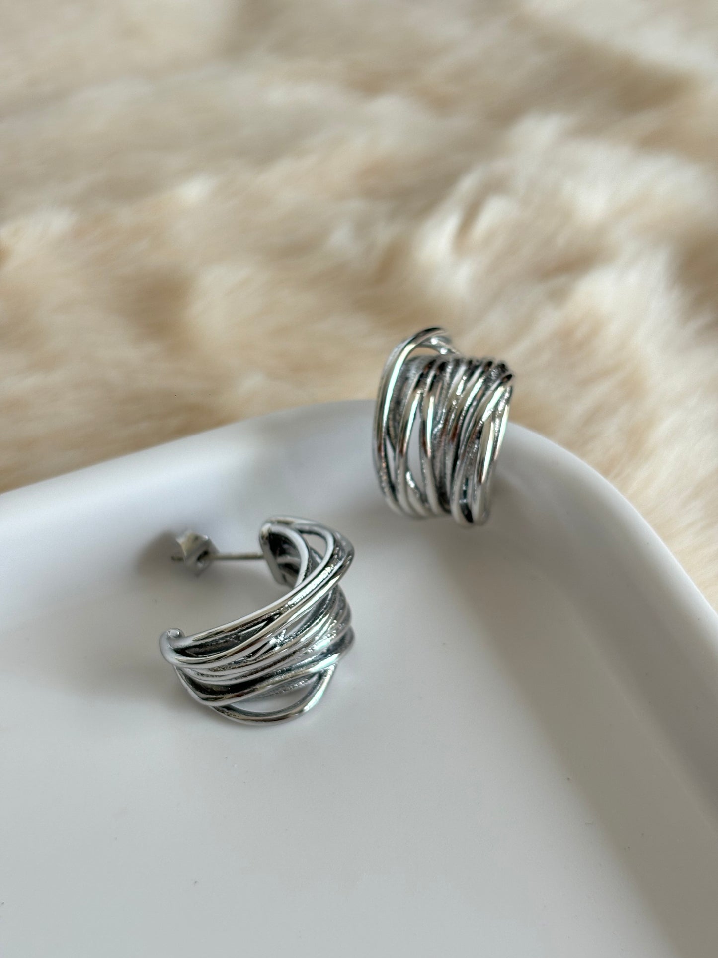 Bershka Silver Earings