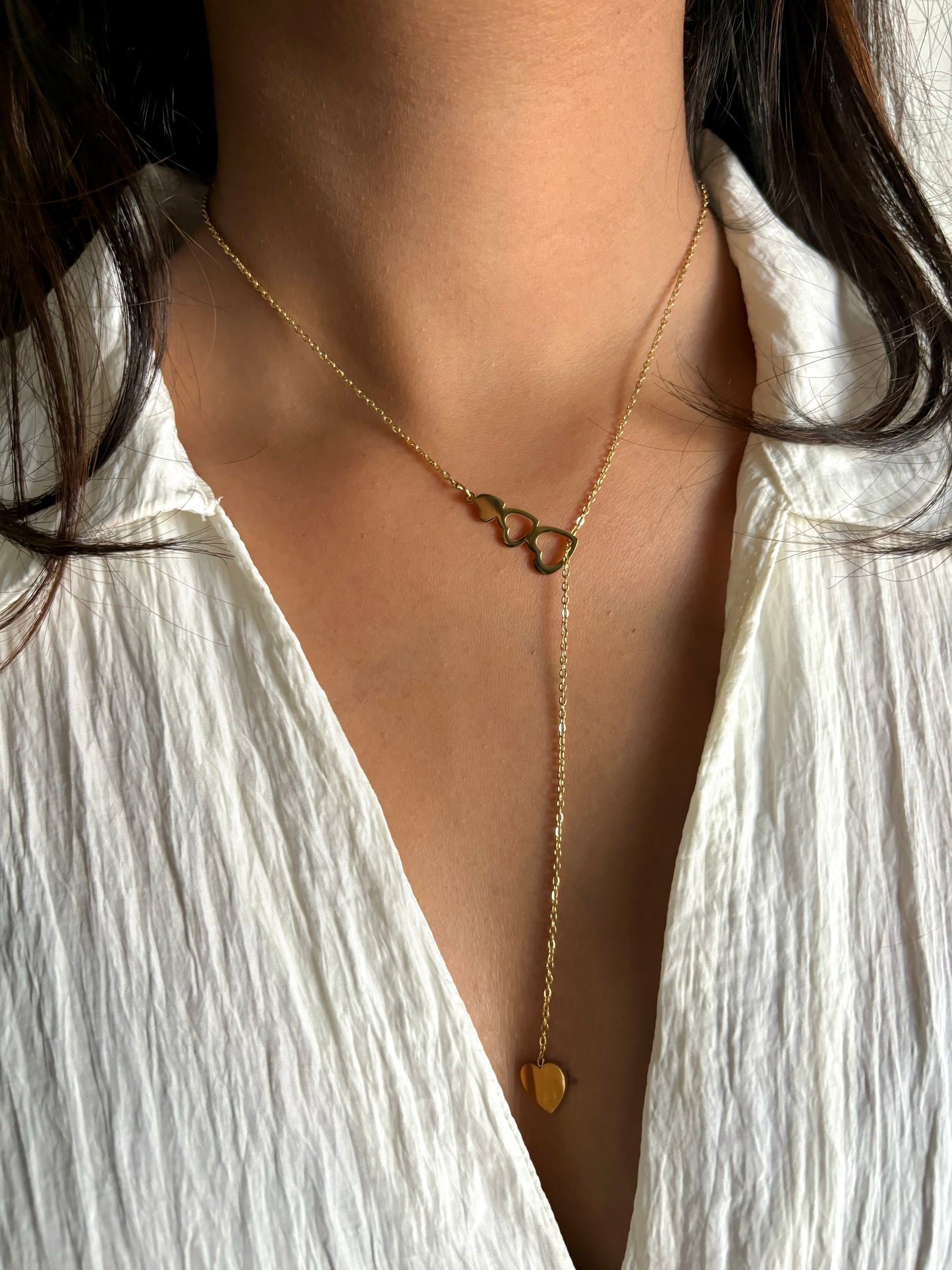 Y-Heart Adjustable Necklace