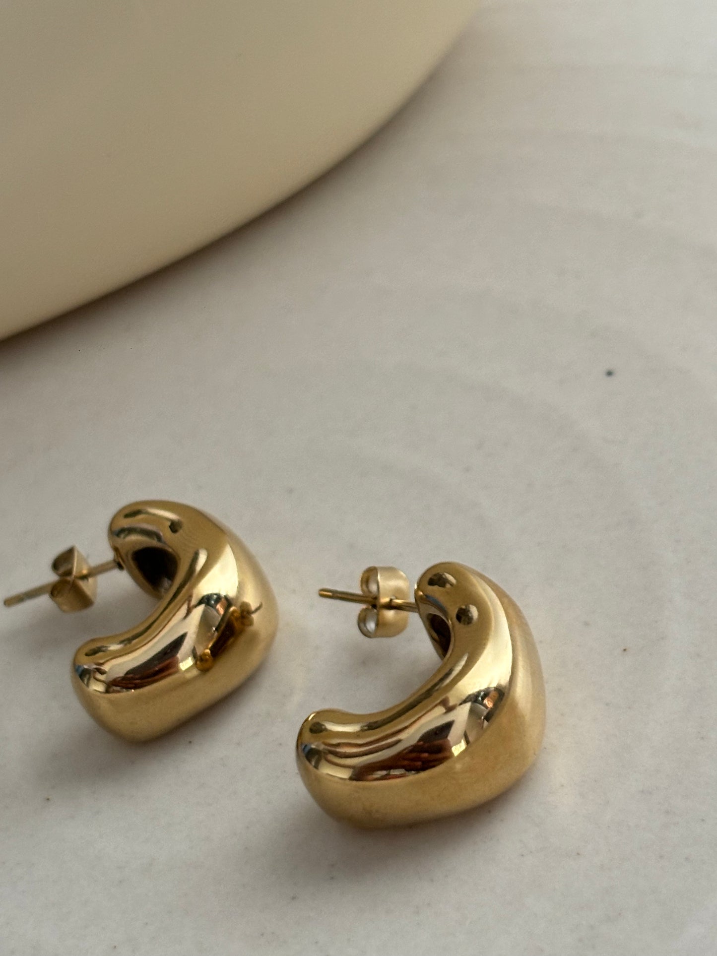 Mini Chunk Studs - 18K Gold Plated