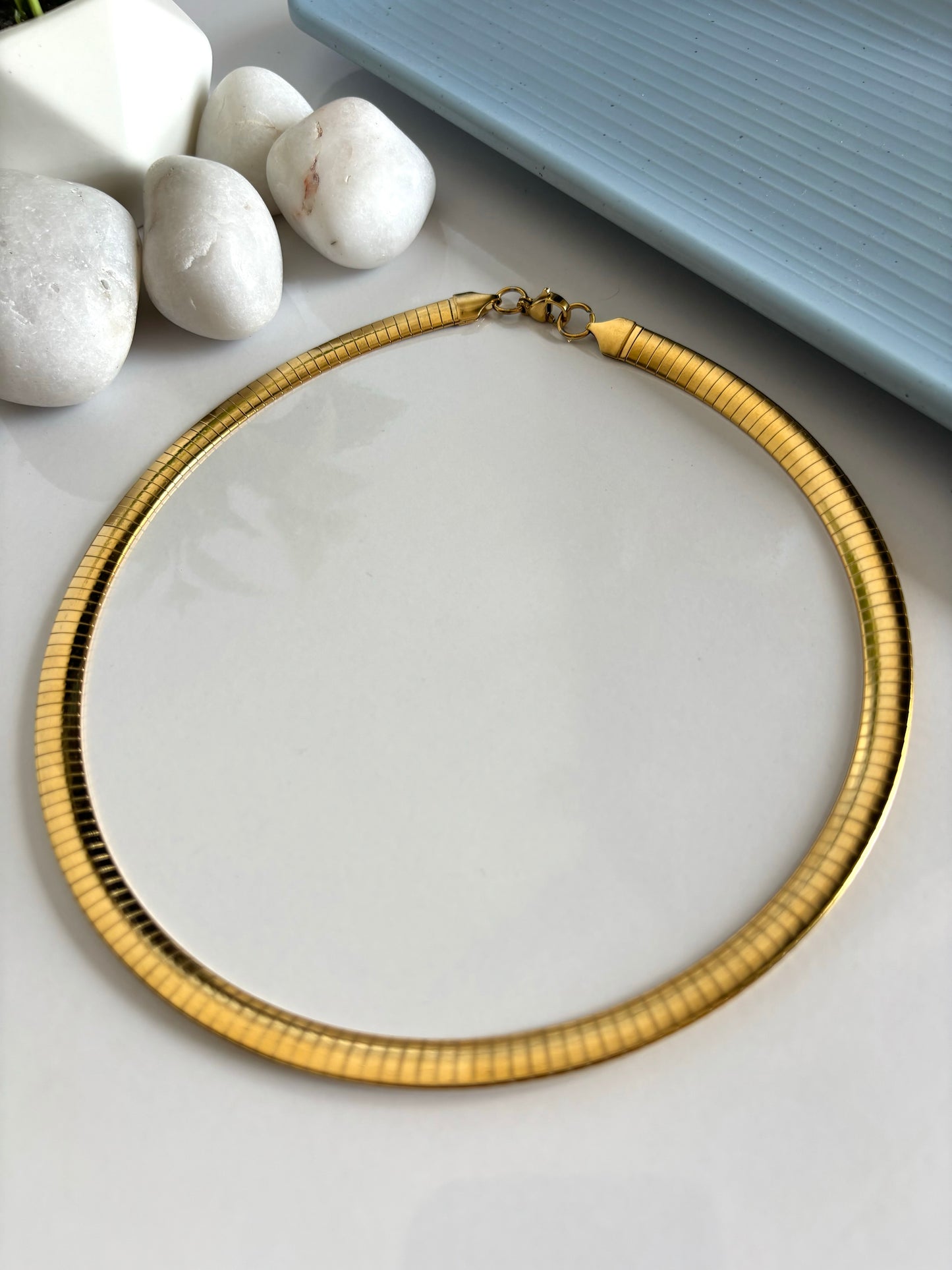 Textured Gold Choker