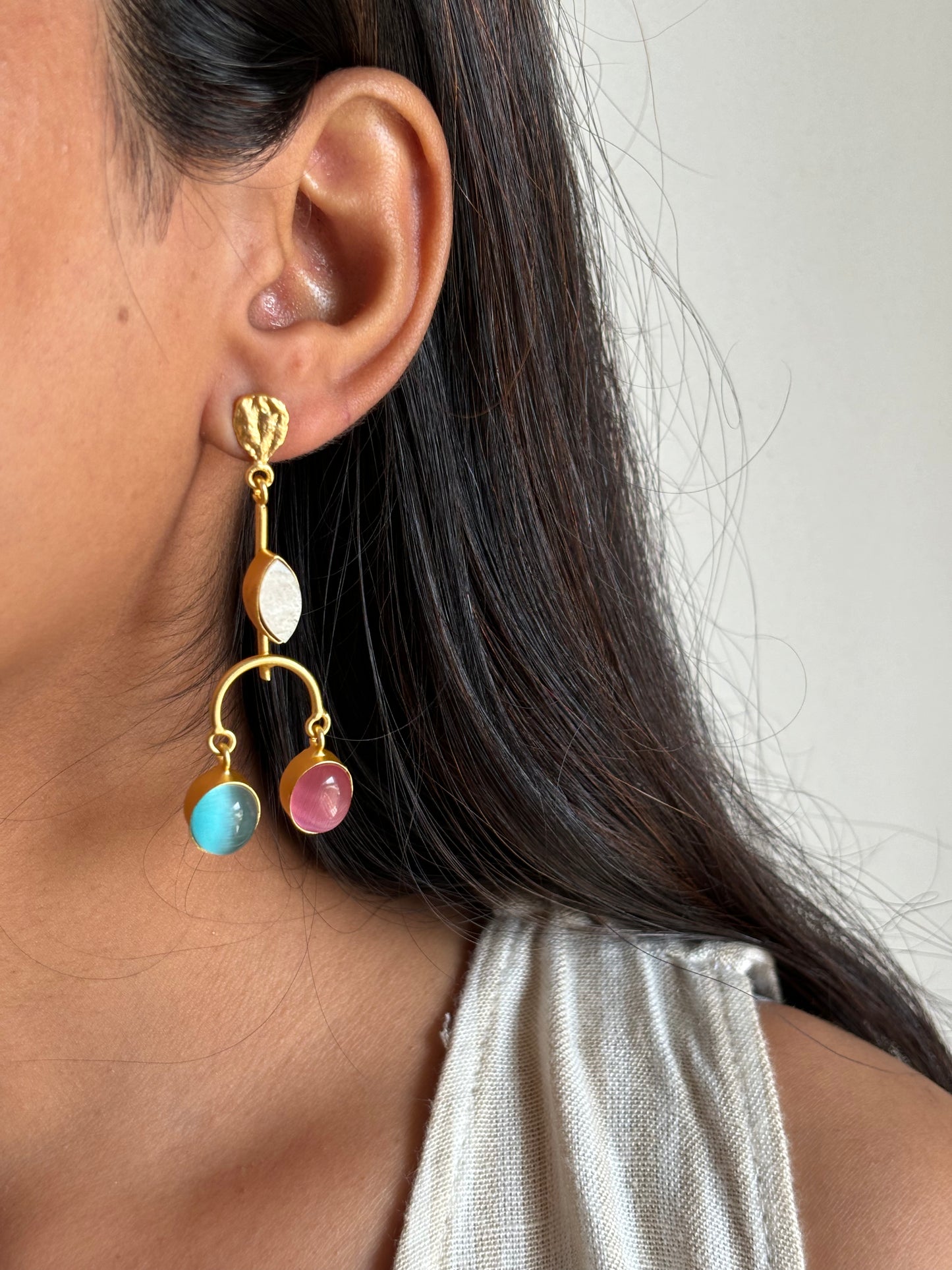 Prerna Brass Earrings