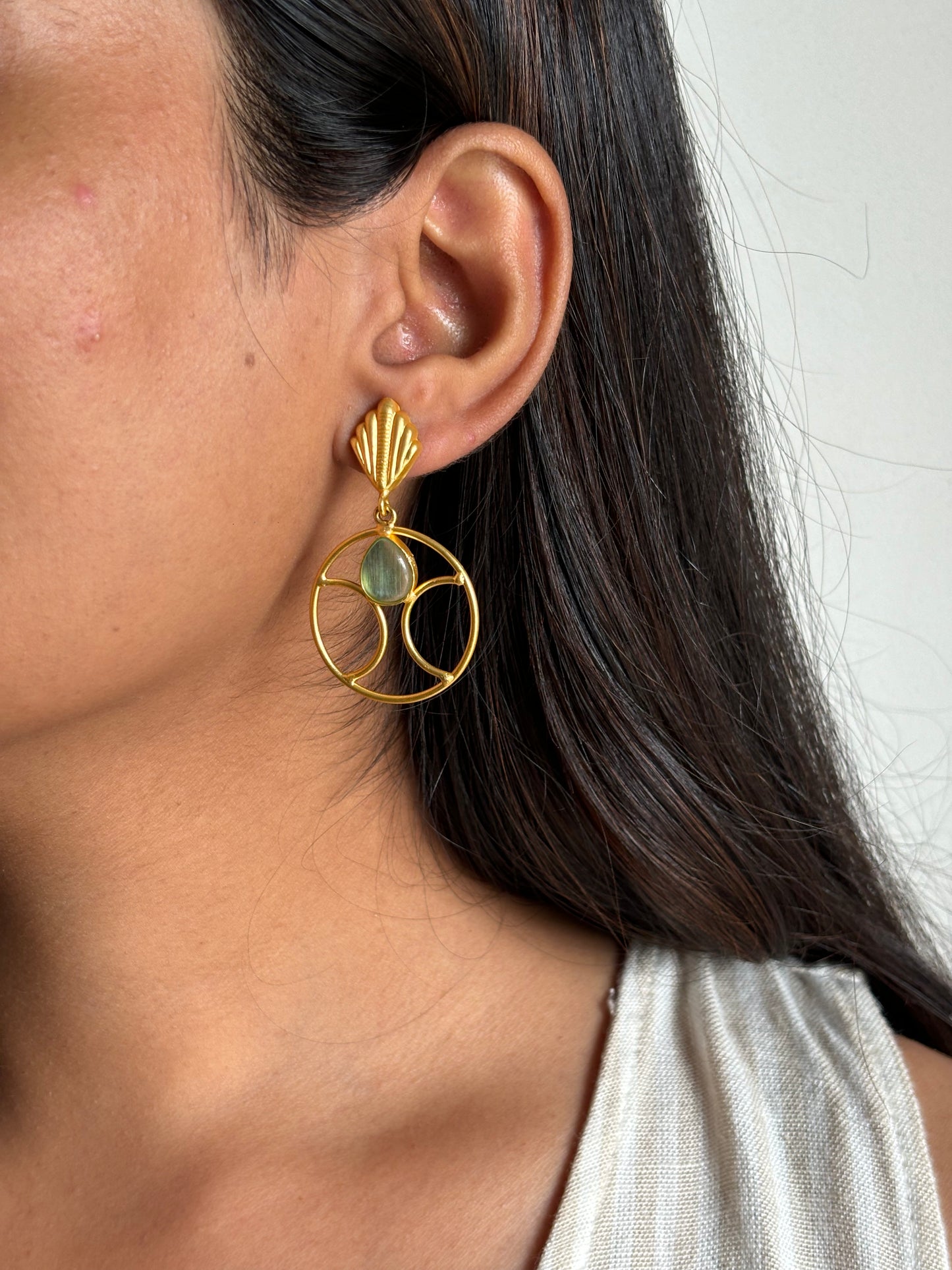 Jaal Brass Earrings